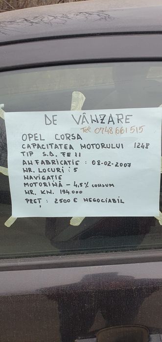 Opel Corsa 1,2  2007