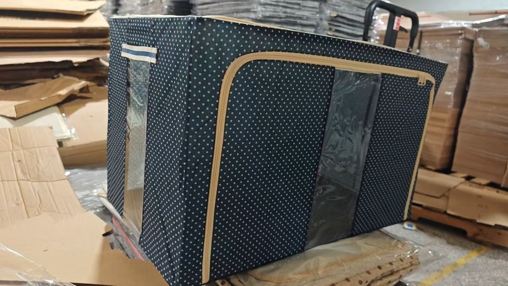 Контейнер для хранения одежды с жёстикм каркасом 3 цвета