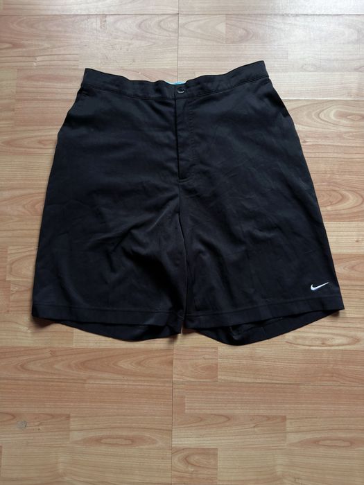 Shorts pantaloni scurti pants baggy wide Nike vintage black poliester