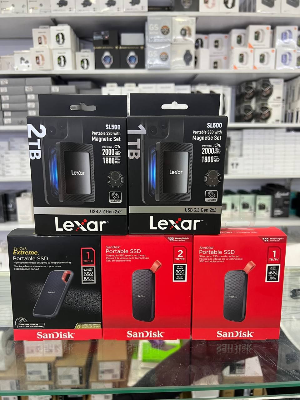 SSD SanDisk Lexar