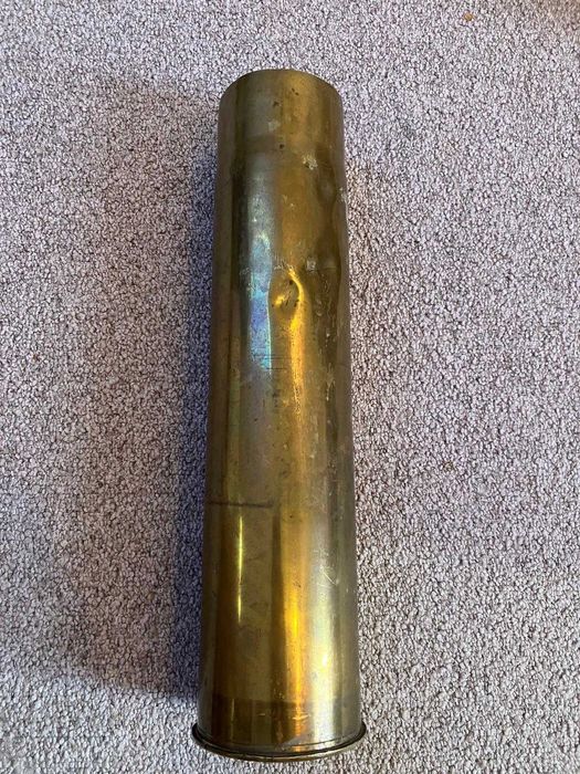 Tub obuz inert 75 mm francez, ww1 anul 1917, panoplie,decor