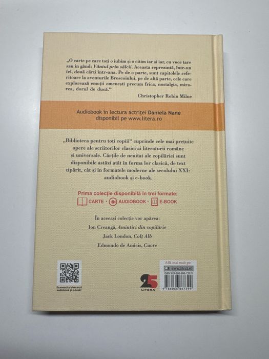 Vantul din Slacii de Kenneth Grahame