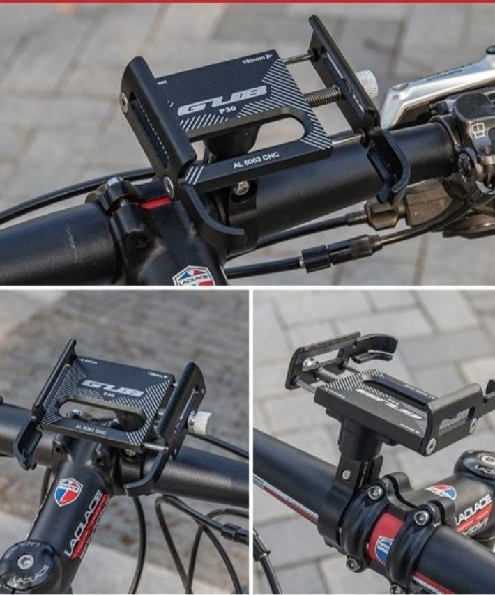 Suport aluminiu telefon ghidon bicicleta moto trotineta atv glovo