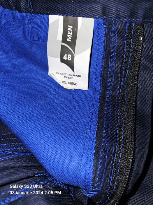 salopeta barbati masura 48  bluza si pantaloni noi