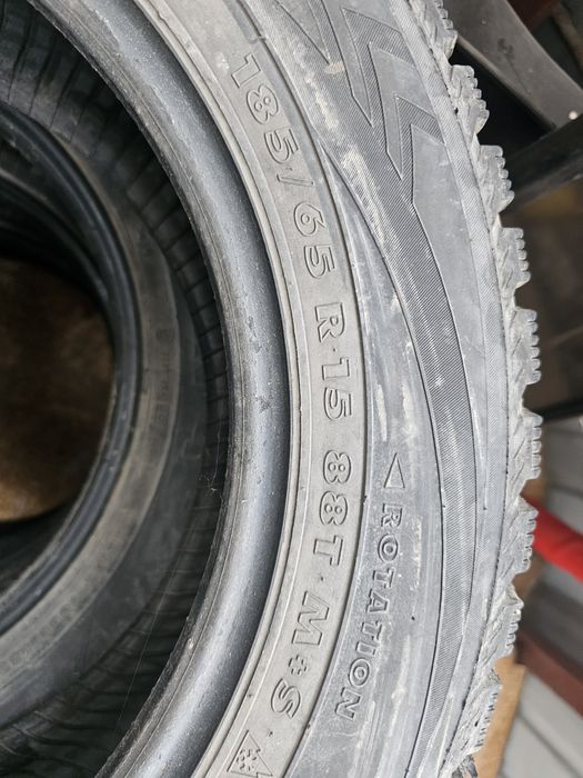 Шины зимние Nordman 185/65  R 15, б/у