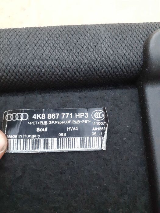 Polita portbagaj AUDI A7 C8,an 2018 - 2022