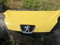 Capota fata peugeot 107 2008 emblema capitonaj masca galbenă