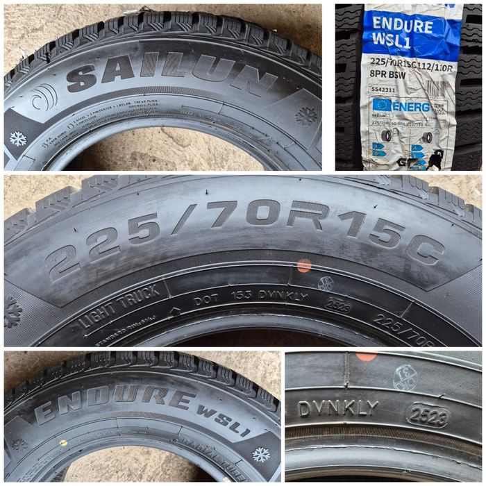 O bucată 225/70 R15C M+S iarnă - una Semperit Sailun Kumho
