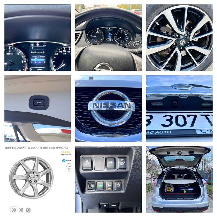 Nissan X-Trail T32 – 2015 7 locuri Automată+Set jante + anvelope iarnă