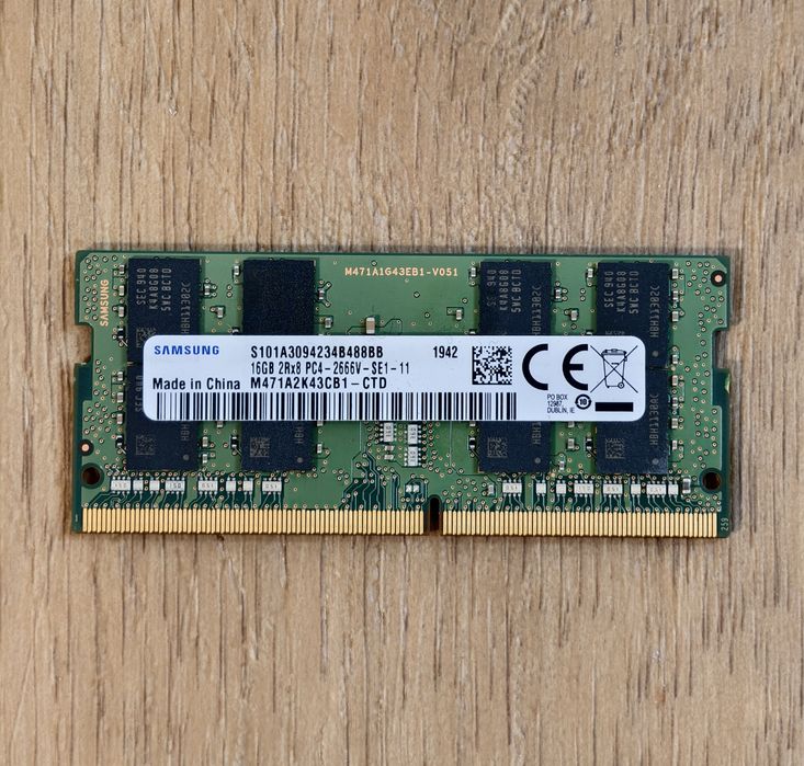 Samsung 16gb DDR4 2666 laptop