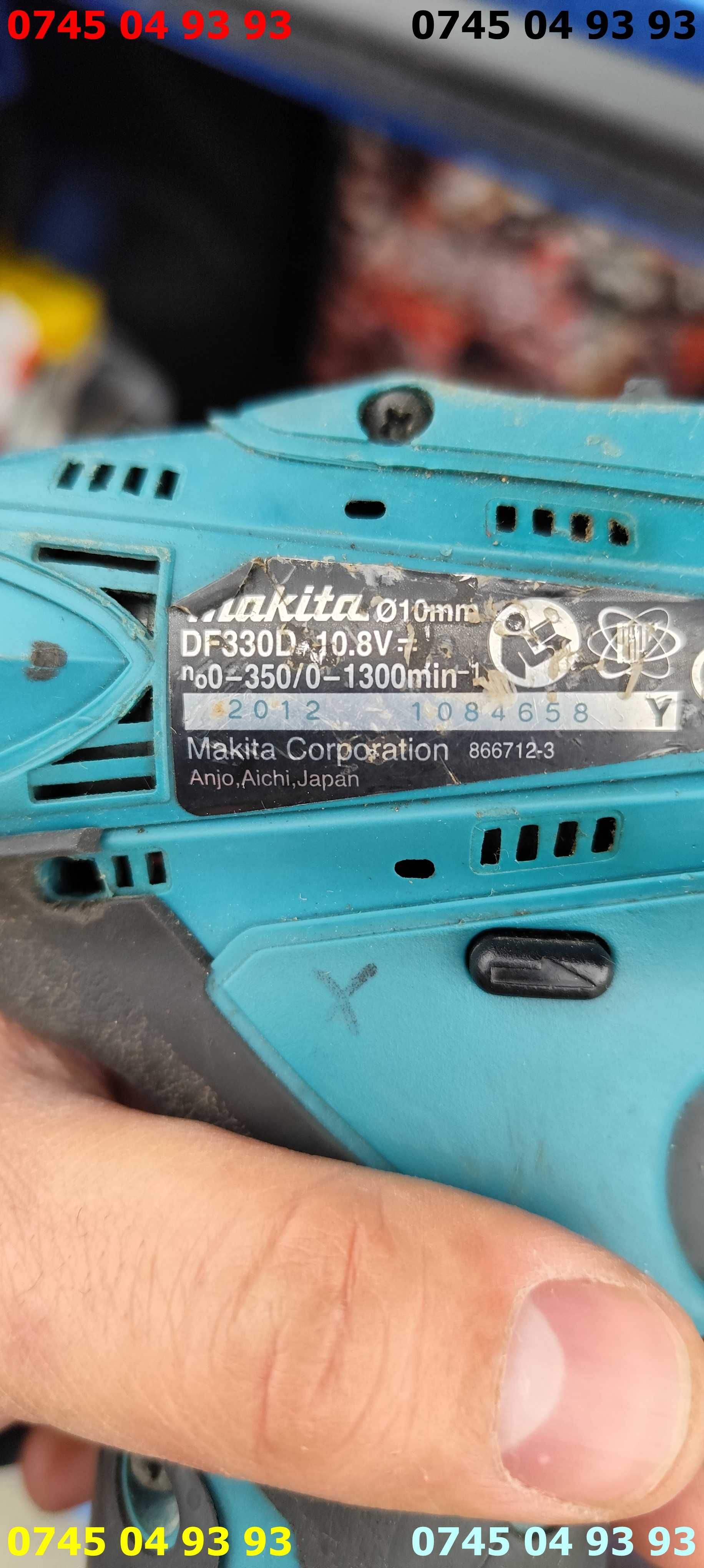 filetanta bormasina makita DF330D 10.8v cu acumulator functionala