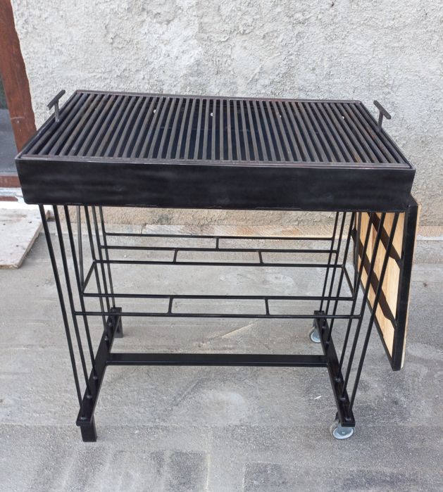 Grătar mare 82x50 cm din tabla groasa de 4mm