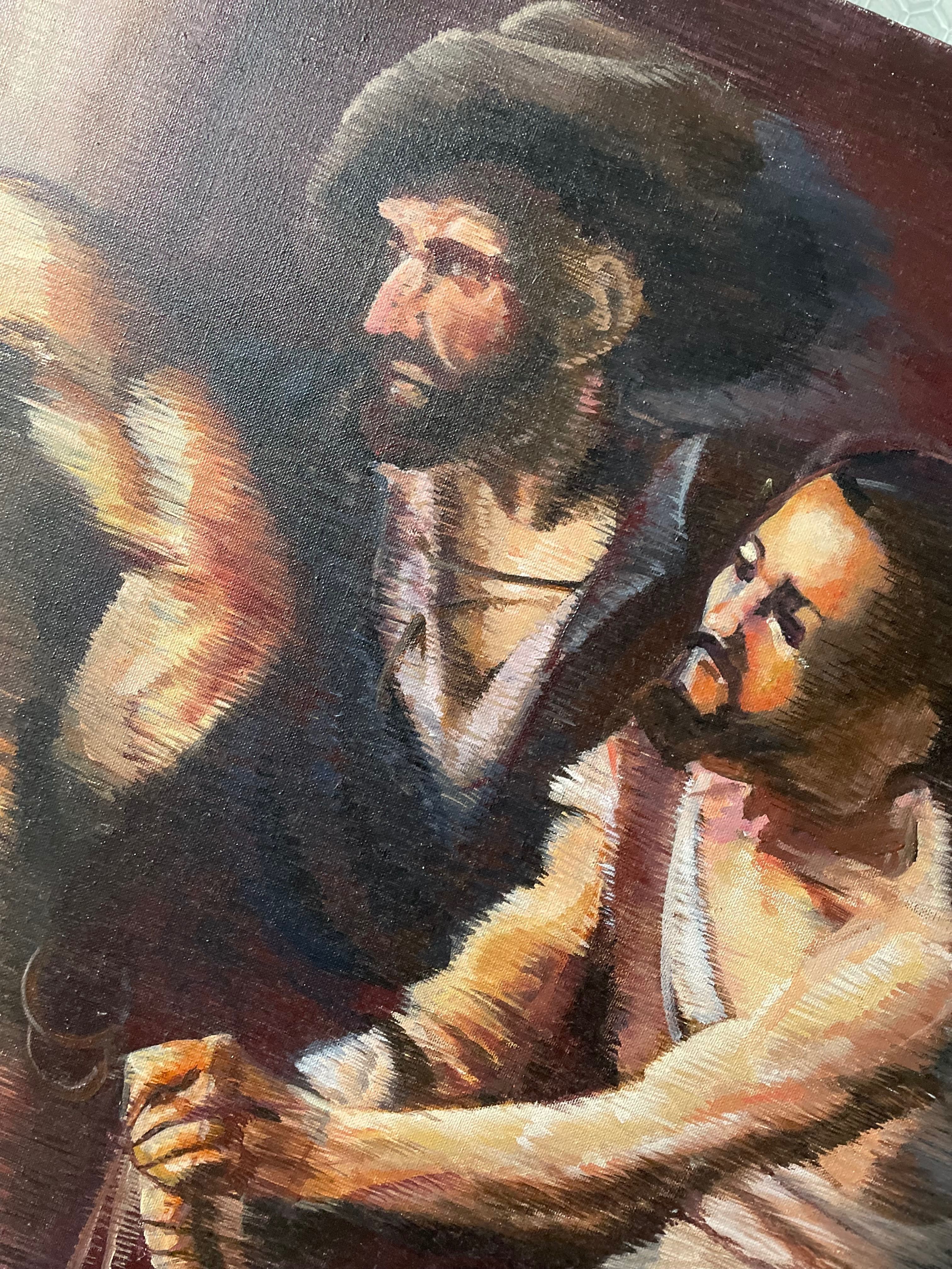 Репродукция - Христос в колоната, Микеланджело да Караваджо