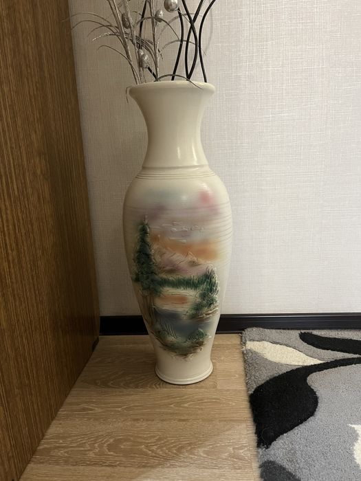 Ваза напольная керамическая