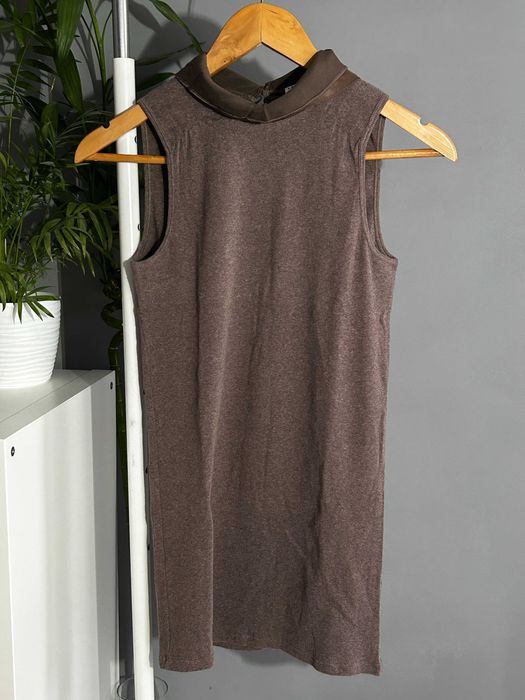 Brunello Cucinelli Silk Mock Neck Top S