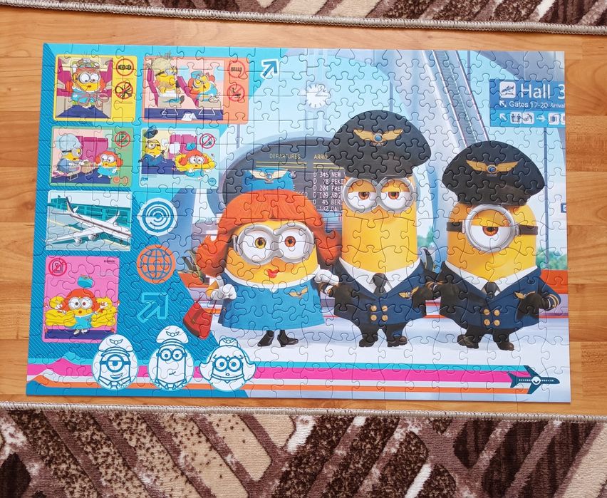 Vând tablou tip puzzle , gata făcut și lipt pe carton