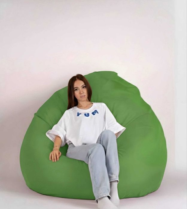 Кресло Мешок, Бин Бэг, Bean bag, Пуфик, XXXXL 160x100, Голубой