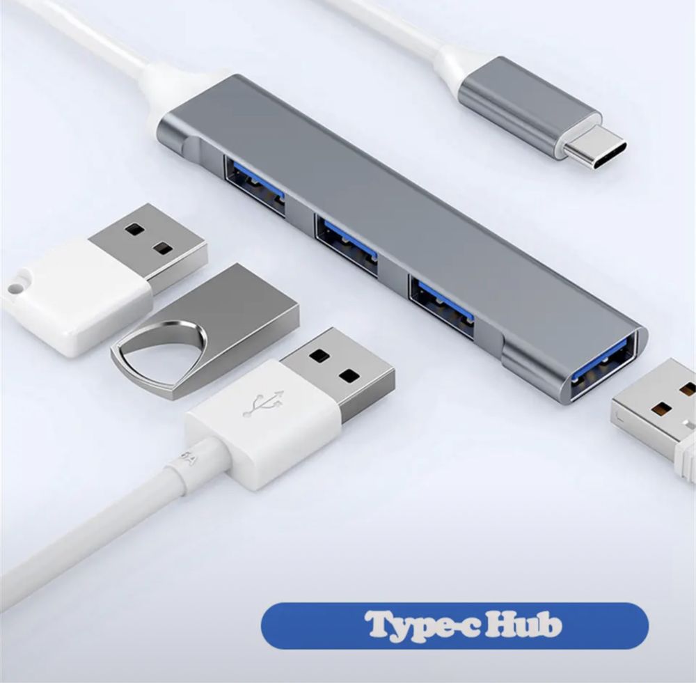 Usb Type C хаб  usb hub , разветвитель юсб 2.0 usb 3.0