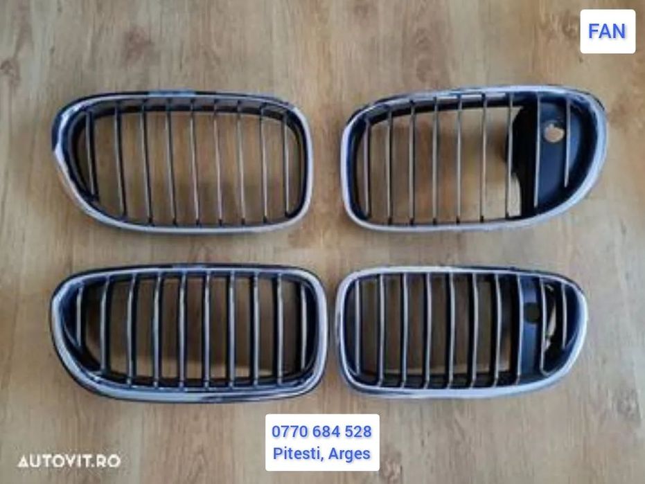 Set Nari grile radiator rinichi pentru modele cu night vision NIVI Bmw Seria 5 Seria 7 F 520d 535ix 523Li 730d 750Li 760 Lis