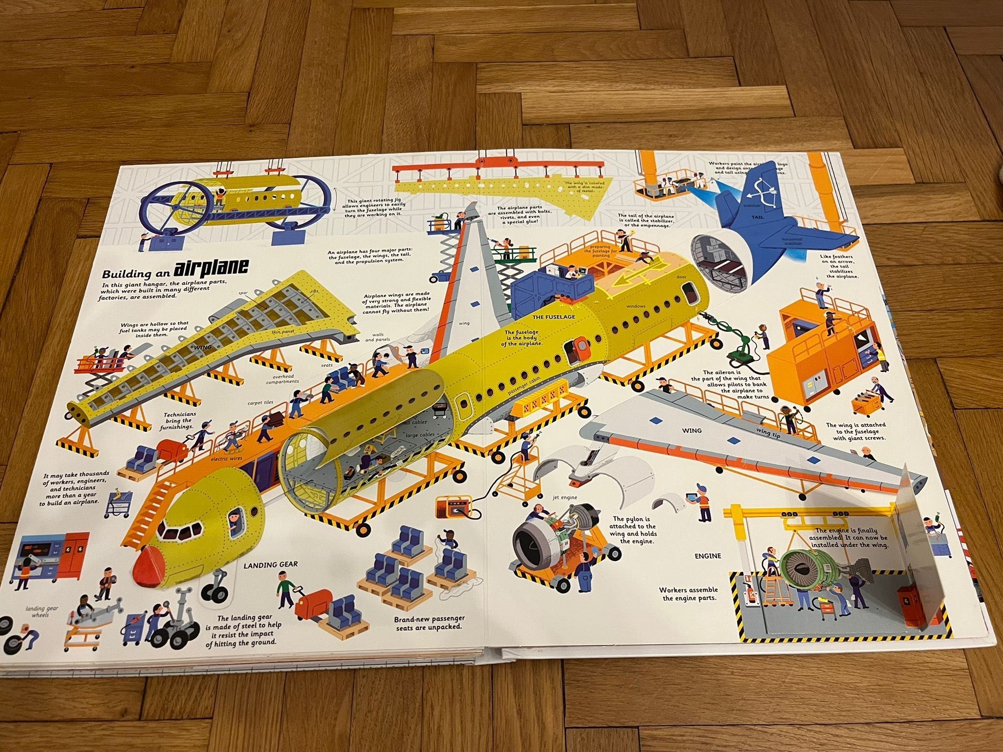 Carte educativa pentru copii, cu clapete interactive