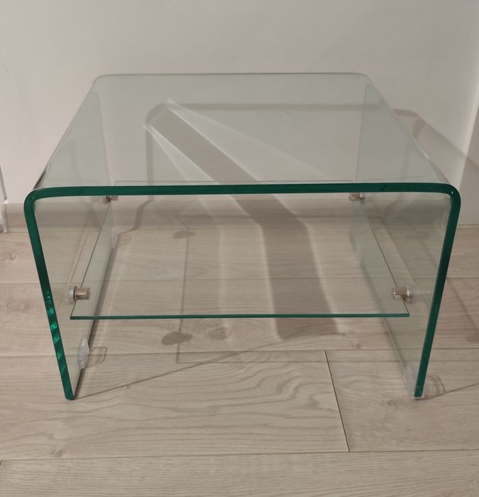 Masuta din sticla securizata transparenta, L50 x A 45 x H33