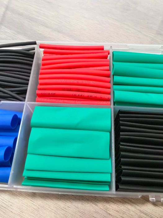 Set 210 piese tuburi termocontractante pentru reparația cablurilor