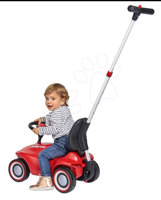 Masinuta de mers singur sau de impins BIG Bobby Car