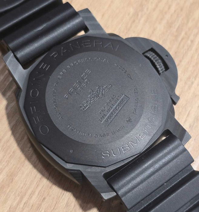 Ceas barbat 47mm carcasa si bezel din carbon fibra Auto movt. Panerai