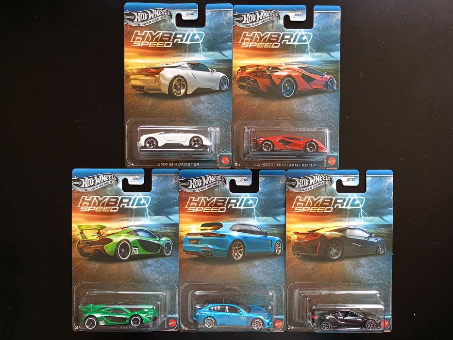 Комплект колички Hot Wheels Hybrid Speed
