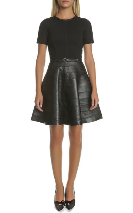 Rochie unicat piele naturala Karl Lagerfeld