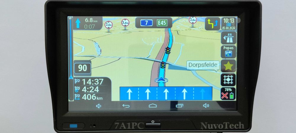 GPS NuvoTech iGO Truck Harti 2024 Traffic On 1GB RAM 16GB+64GB SIGILAT