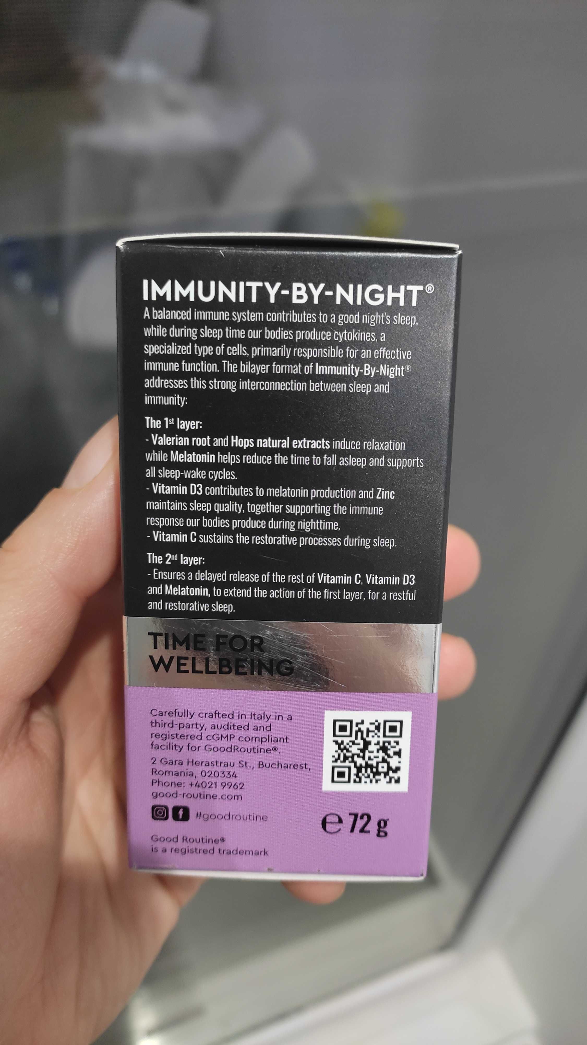 Secom Good Routine Immunity by night 60 tablete, sigilat