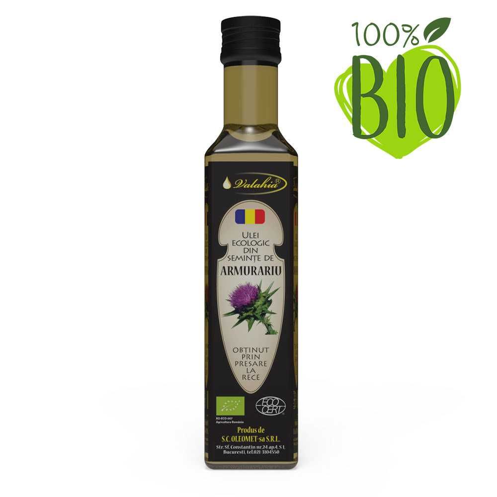 Ulei ecologic, EXTRAVIRGIN, din seminţe de ARMURARIU, 250 ml