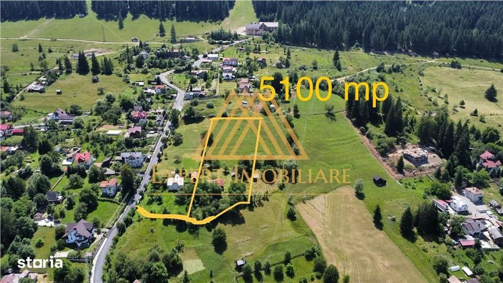 Teren 5100 mp zona peisaj exceptional in Campulung Moldovesc