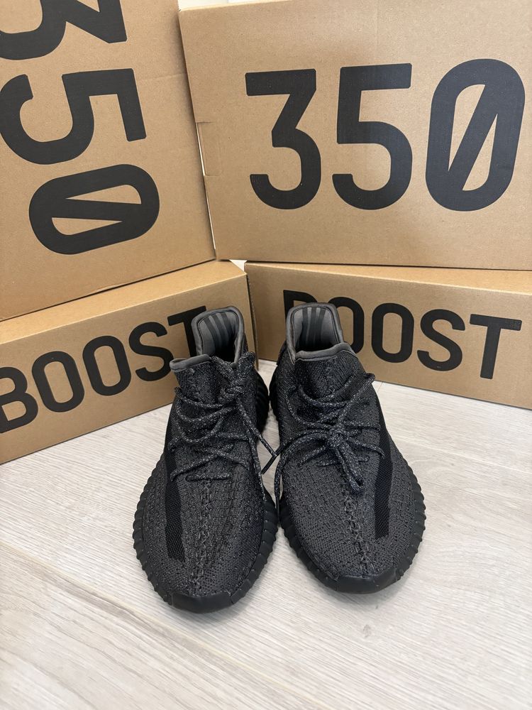 Yeezy 350 Black Static_Premium Quality