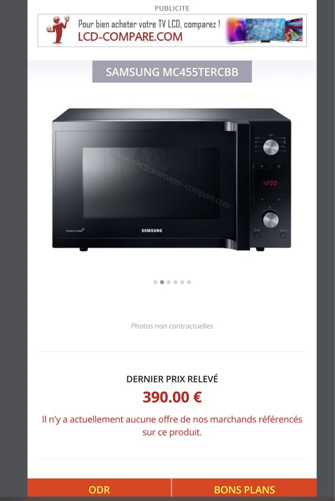 Cuptor cu microunde Samsung 45L Grill MC455TERCBB