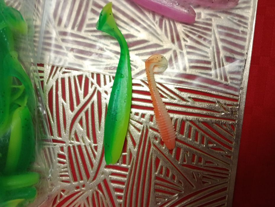 Set spinnerbait și gume spinning rapitor