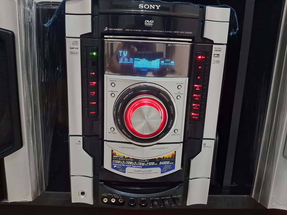 Музыкальный центр SONY 8400 WAT холати Ало янги DVD формат