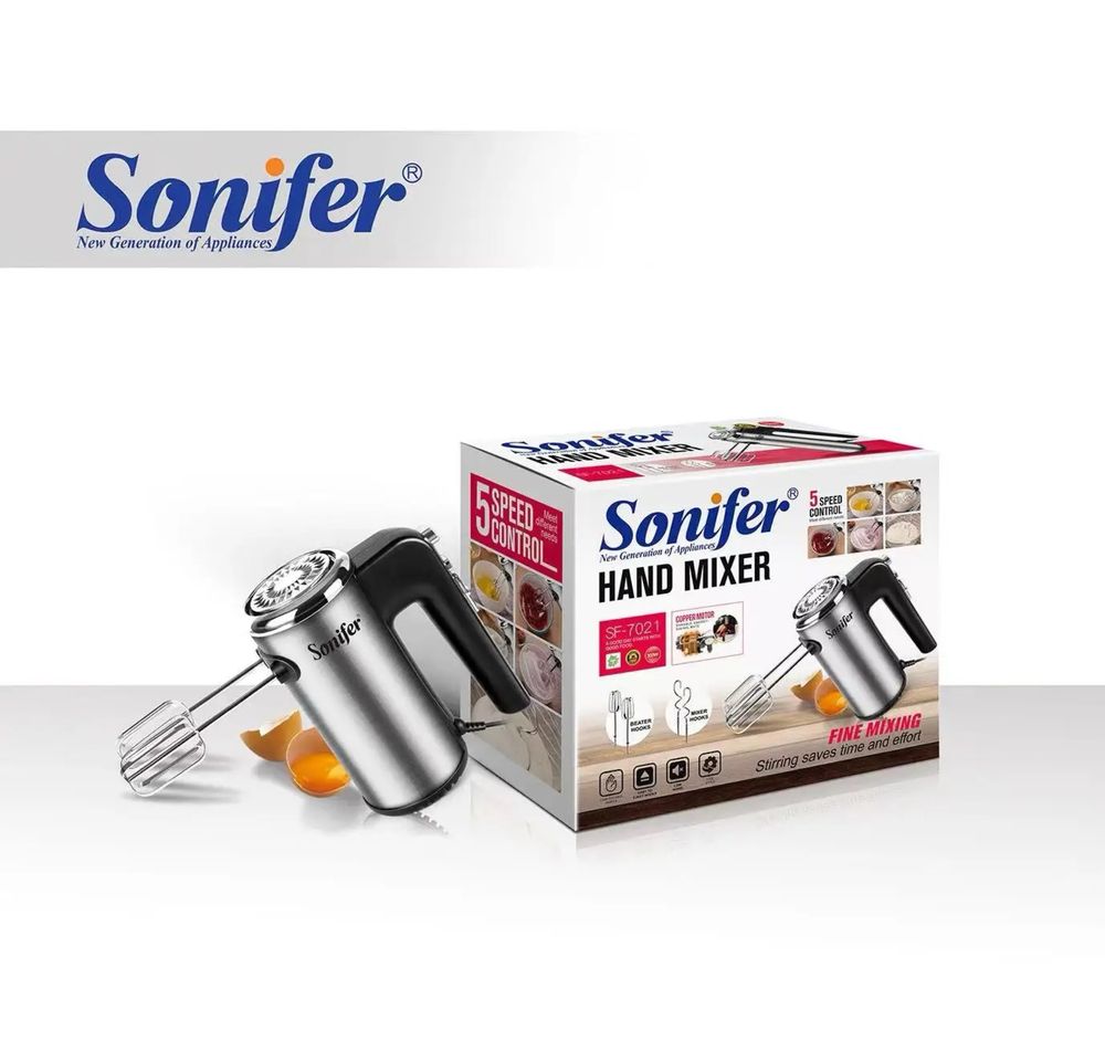 Электрический ручной миксер Sonifer SF-7021