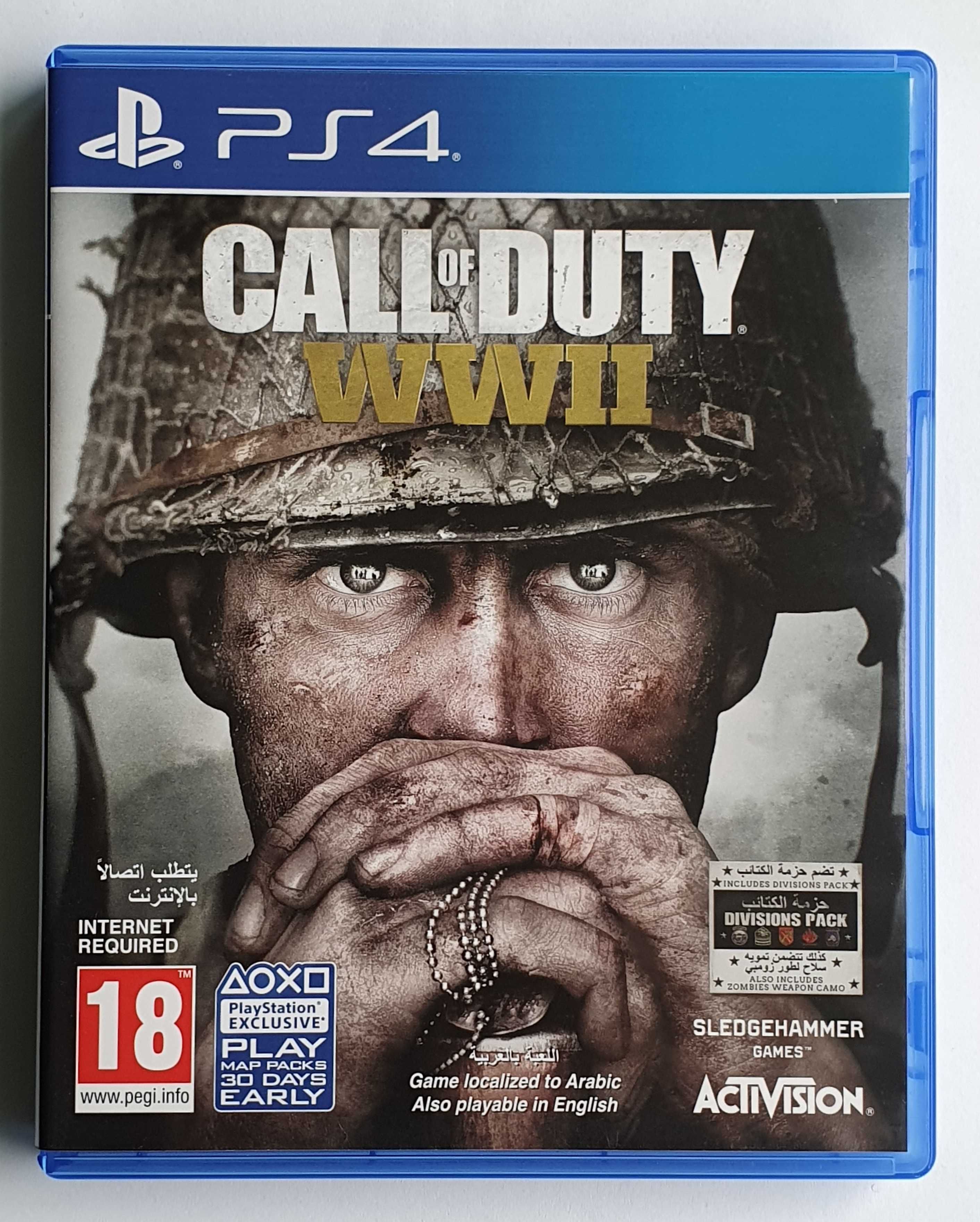 Call of Duty WWII PS4 Playstation 4 WW2 Плейстейшън 5 PS5 PS COD игра