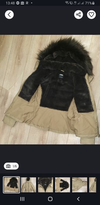 Geaca imblanita Zara