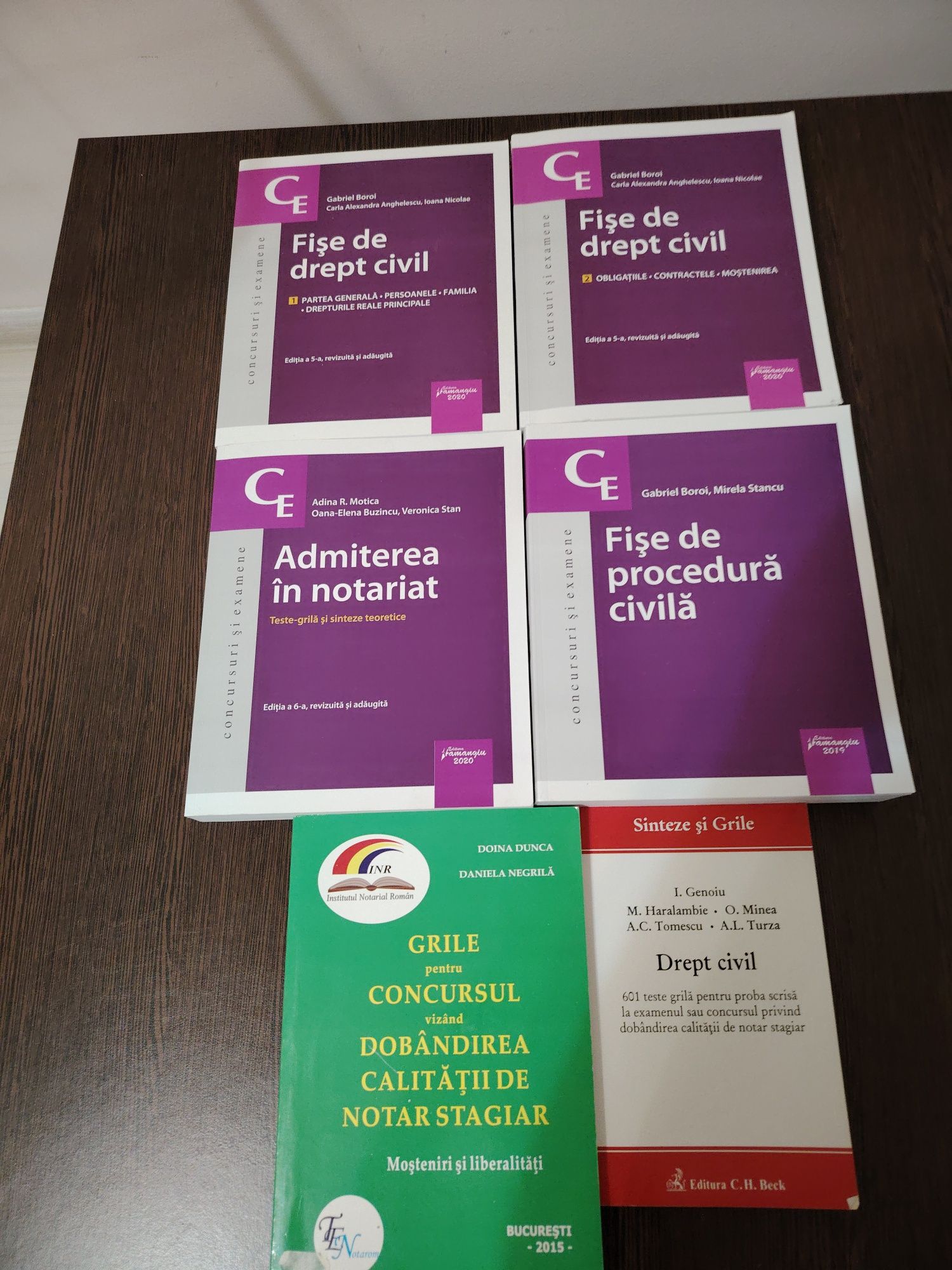 Cărți juridic stagiatura notariat