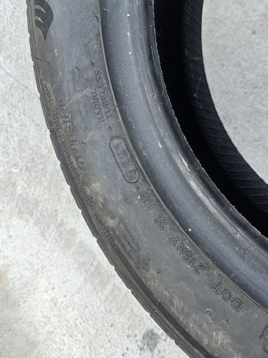 2 Броя Гуми 195/55/16 Hankook 7,5mm 2021DOT КАТО НОВИ