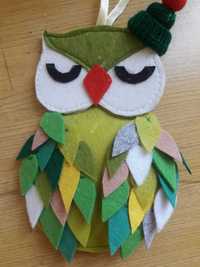 Подарочные совы из фетра - символ мудрости.