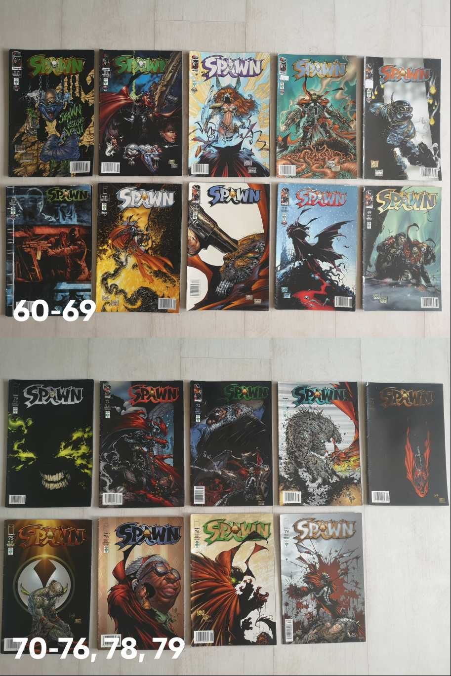 Set 98 benzi desenate Spawn de la Image Comics