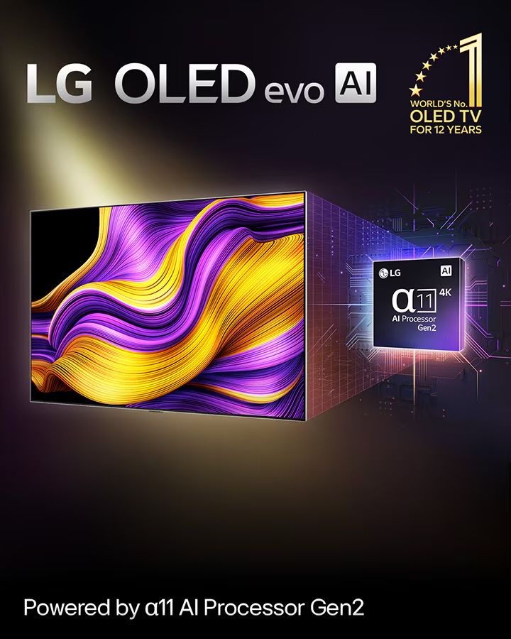 Телевизор LG 55/ 65/ 77 Evo OLED C5/ B5/ G5 4K Smart Tv 144Гц (2025)