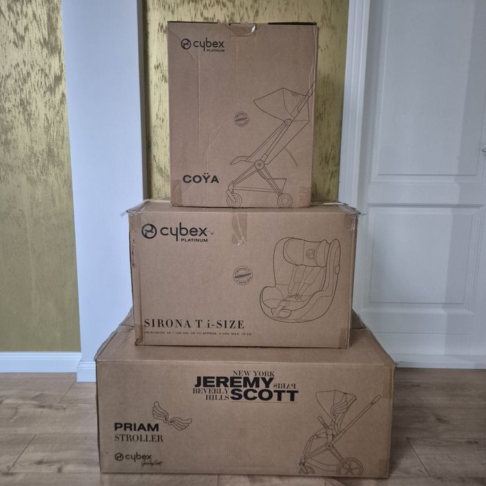 Carucior 3 in 1 pentru copii Cybex Priam 4.0 Wings by Jeremy Scott