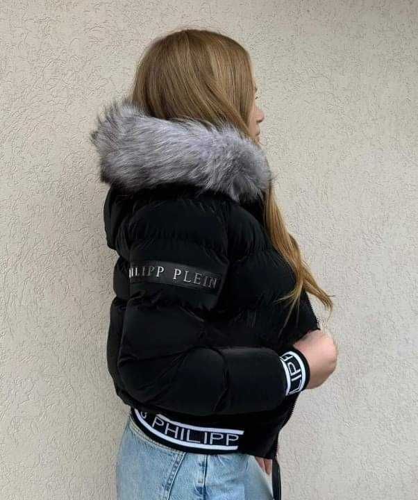 Geaca dama PP cu blana naturala vulpe