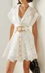 Rochie mătase in alba , broderie velier, premium