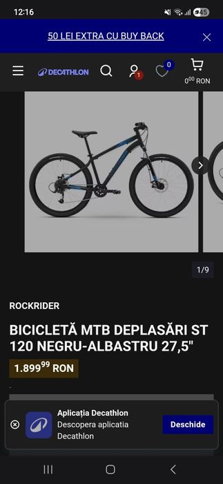 Vând bicicleta Mtb st 120